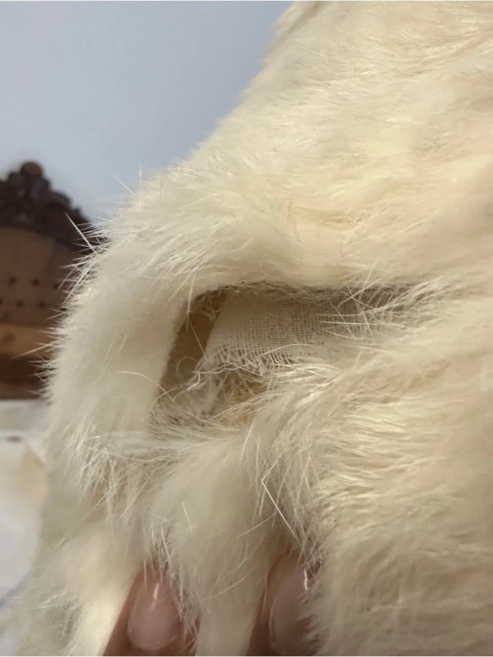 Vintage Rabbit Fur Coat - Picture 5 of 7